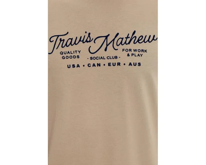 Футболка TravisMathew Gate Crasher с круглым вырезом и принтом