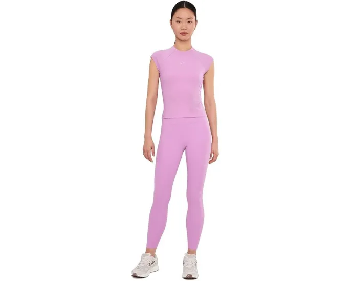 Топ Nike Sportswear Chill Knit Rib с коротким рукавом и ребристым узором