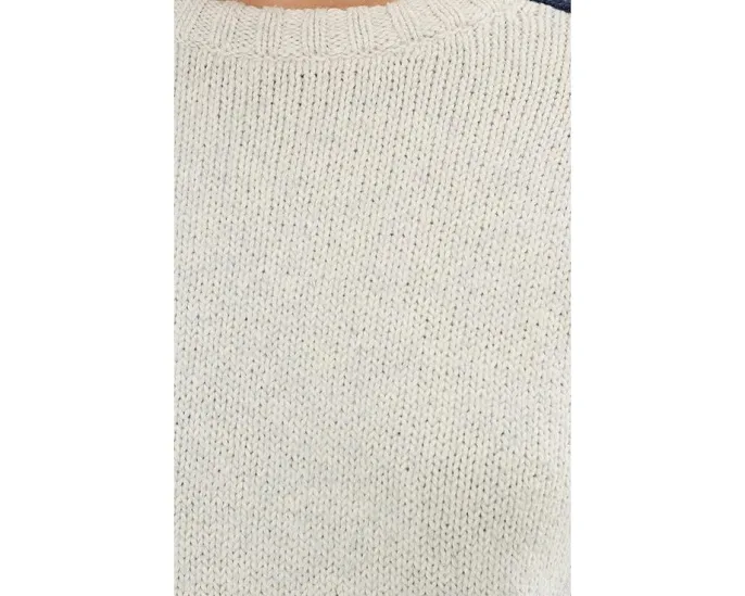 Свитер Faherty Heirloom Cotton Summit Pullover из органического хлопка с резинками