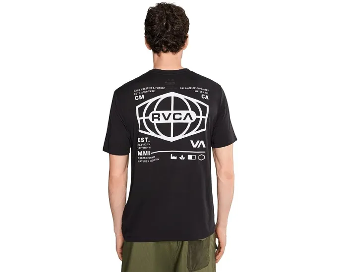 Футболка RVCA World Hex Short Sleeve для спорта и отдыха