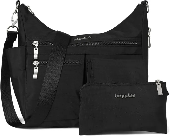 Сумка Baggallini Modern Everywhere Bag с защитой от RFID и держателем для бутылки