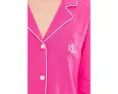 Пижамный комплект Lauren Ralph Lauren с длинным рукавом и брюками 7/8