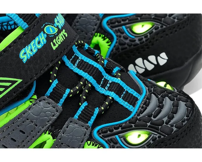 Детские сандалии SKECHERS KIDS Razor Splash со светящимися элементами