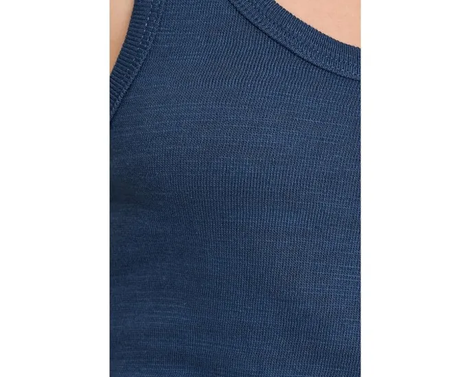 Платье-майка Sunwashed Slub от Faherty с вырезом лодочкой