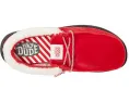 Лоферы Hey Dude Kids Wally Santa Claus для детей с эластичными шнурками и округлым носком