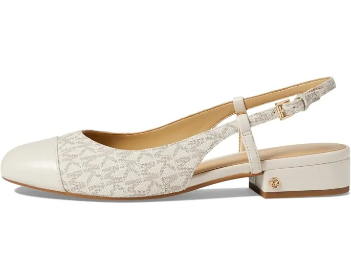 Майкл Корс балетки Perla Flex Sling Flat с пряжкой и металлическим акцентом