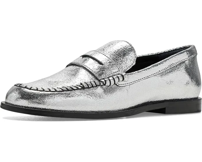 Лоферы Free People Blanket Stitch с контрастной строчкой и прорезиненной подошвой