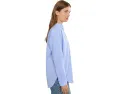 Рубашка Petite Striped Cotton Broadcloth Lauren Ralph Lauren из хлопка в полоску