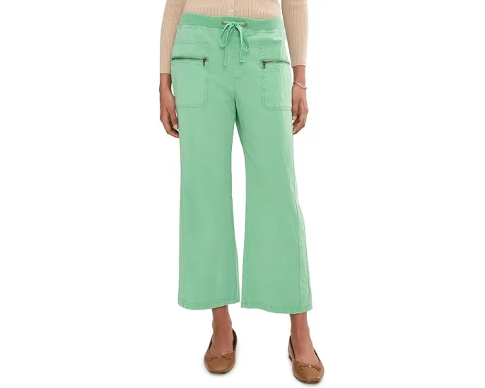 Брюки XCVI Darrow Pants с эластичным поясом на шнурке и расклешенным низом