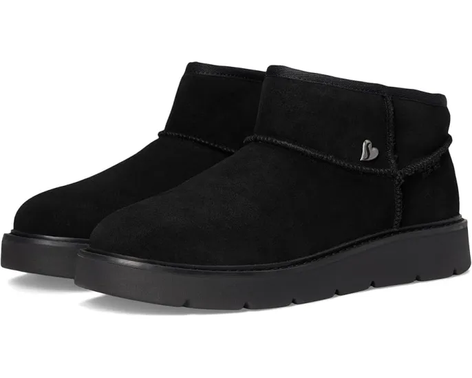 SKECHERS Keepsakes Cozy мини ботинки без шнуровки с утеплением из шерсти и стелькой Memory Foam