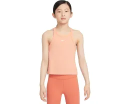 Детский топ Nike Kids High Neck с технологией Dri FIT и встроенным бра