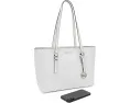 Сумка-тоут MICHAEL Michael Kors Quinn Medium East West с верхней молнией