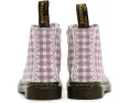 Dr. Martens 1460 Pascal детские ботинки на шнуровке с желтой строчкой и боковой молнией