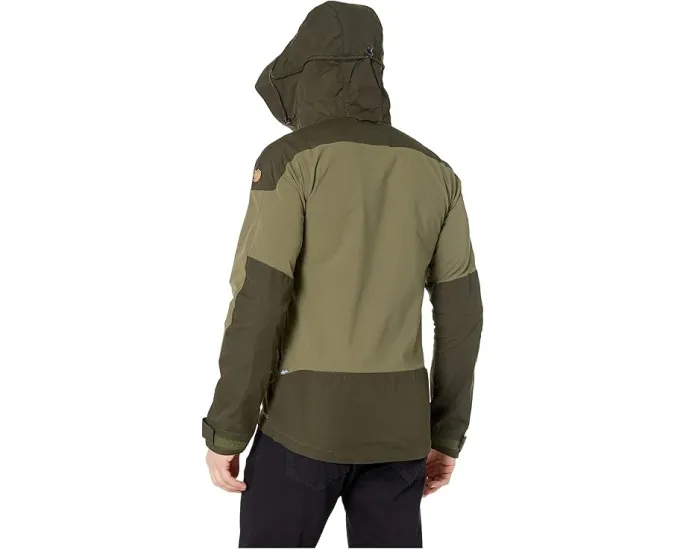 Куртка Fjällräven Keb из ткани G-1000 Eco с кожаными деталями
