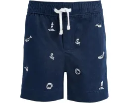 Шорты Janie and Jack Embroidered Pull On для малышей с вышивкой и карманами