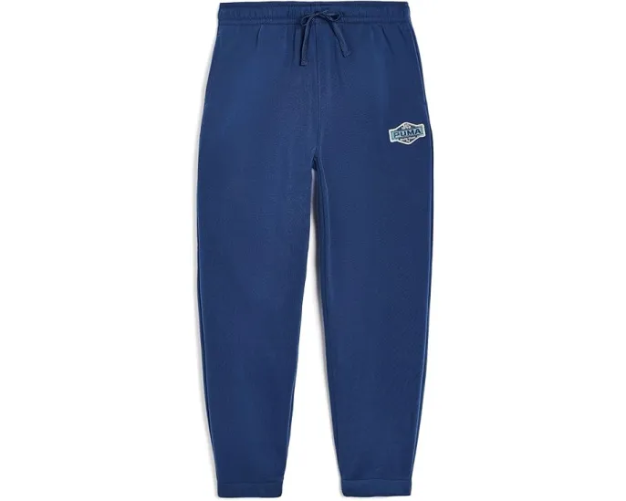 Детские спортивные штаны Puma Vintage Moto Joggers из мягкого флиса