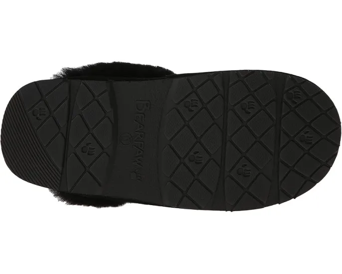 Тапочки Bearpaw Loki II из искусственной овчины с открытой пяткой