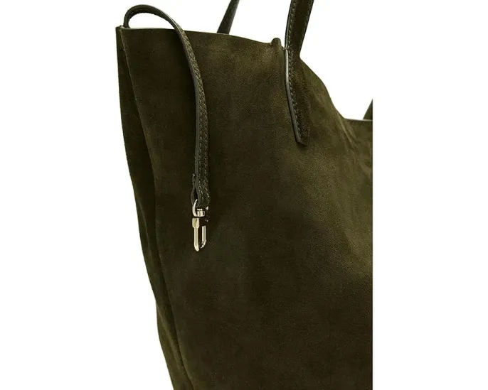 Сумка Madewell Shopper из мягкой зернистой замши с магнитной застежкой