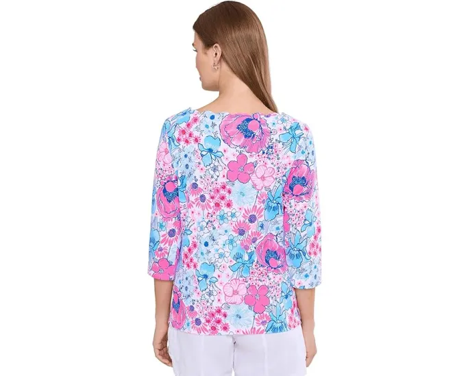 Lilly Pulitzer Топ Gleeson Knit с цветочным принтом