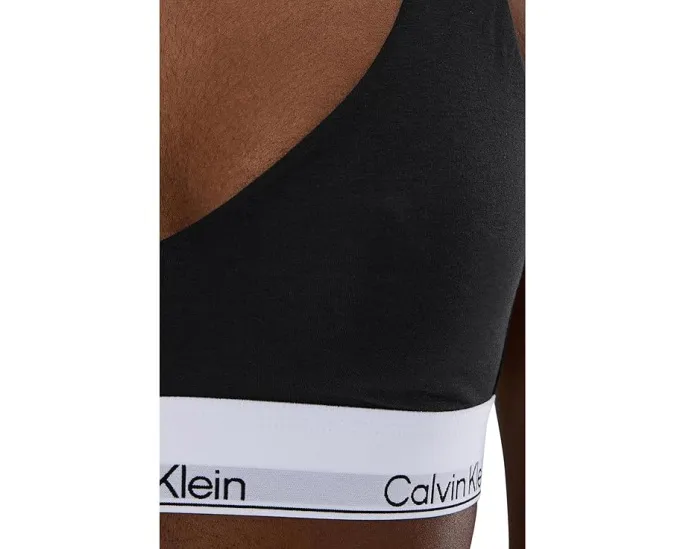 Бралетт Calvin Klein Underwear Icon из хлопка и модала без уплотнения