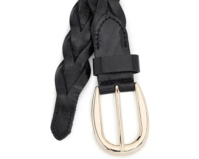 Кожаный ремень Madewell с плетеным дизайном и пряжкой