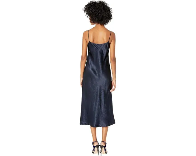 Платье Vince Slip Dress силуэта А-силуэт с регулируемыми бретелями