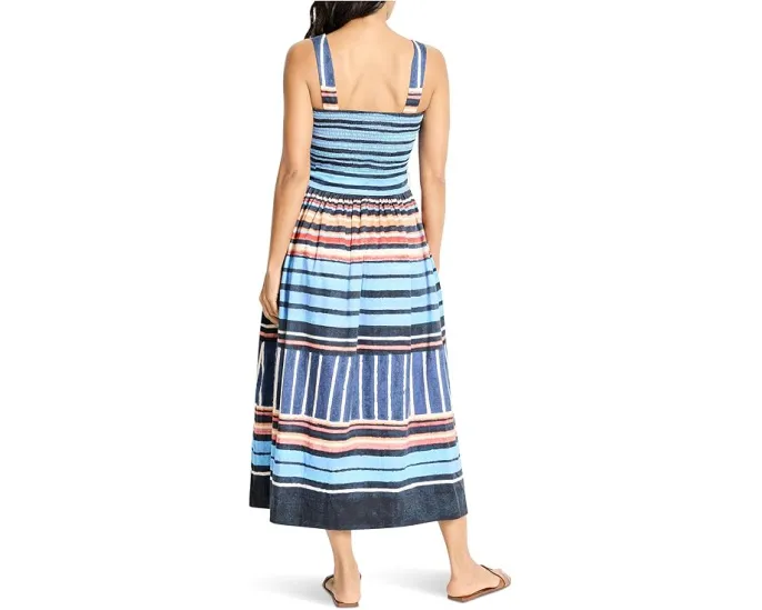 Платье NIC+ZOE Painted Peninsula Sophie с присборенной спинкой и поясом