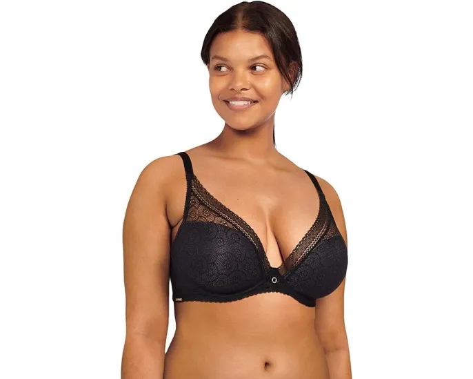 Бюстгальтер Chantelle Festivite Lace Plunge с глубоким вырезом и легким наполнителем