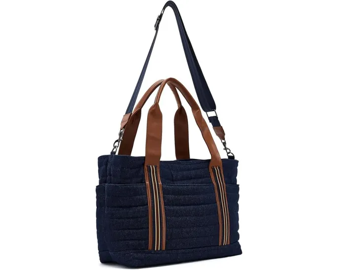 THINK ROYLN Journey Maxi Tote большая сумка тоут с денимом и съемным ремнем