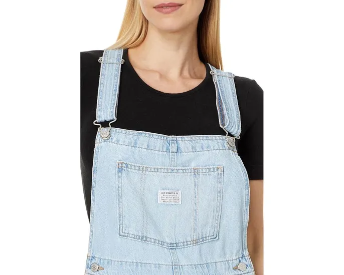 Комбинезон Levi's Vintage Shortall в винтажном стиле с регулируемыми лямками и накладными карманами