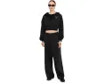 Кроп худи PUMA Essentials Graphics Bedazzled Cropped Hoodie с пайетками и объемными рукавами