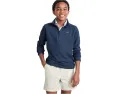 Детский свитер vineyard vines с молнией на четверть и вышивкой кита