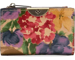 Patricia Nash Busalla Кожаный кошелек с множеством отделений и магнитной застежкой