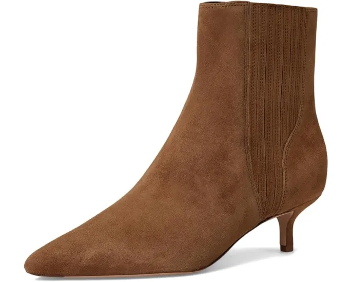 Ботильоны Lisa 45 на котячьем каблуке с ребристой деталью Veronica Beard