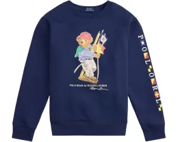 Толстовка Polo Ralph Lauren с медведем из флиса для малышей и детей младшего возраста