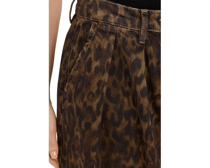 Джинсовые брюки AllSaints Becca с прямыми штанинами и принтом