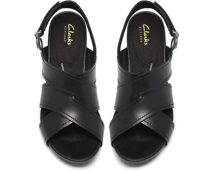 Сандалии Kymber Shine от Clarks с каблуком-столбиком