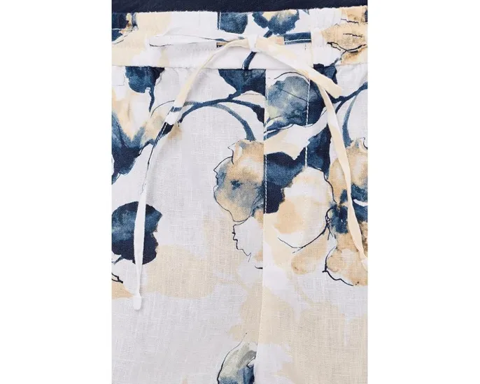 Шорты Tommy Bahama с цветочным принтом и эластичным поясом из льна