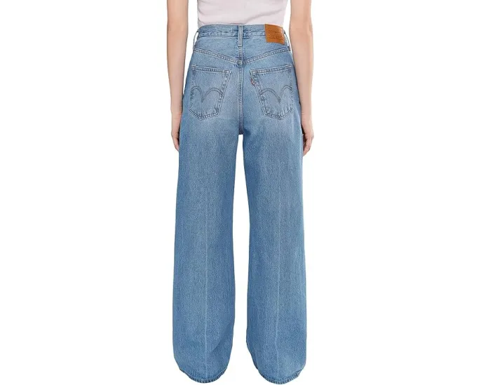 Джинсы Levi's Premium Ribcage Wide Leg с высокой посадкой и широкими штанинами