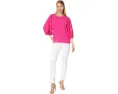 Топ с пышными рукавами Puff Sleeve Knit Top Vince Camuto
