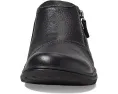 Туфли Clarks Carleigh Ray на плоской подошве с кожаным верхом и молнией