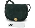 Маленькая сумочка Madewell Suede Sm Dakota Saddle Crossbody из мягкой замши с регулируемым ремнем