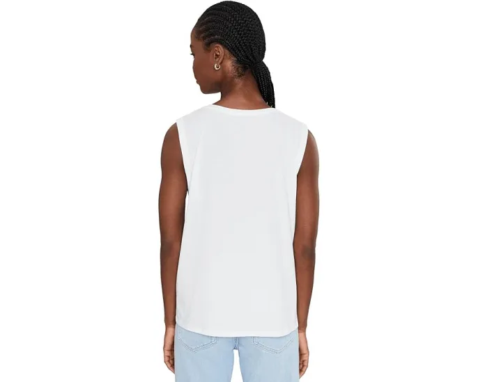 Eileen Fisher топ Organic Pima Cotton Jersey Scoop Neck
