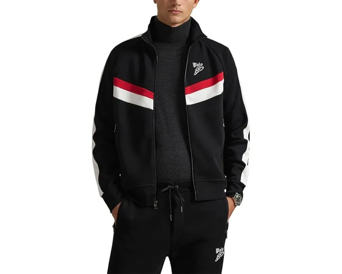 Куртка Polo Ralph Lauren Double-Knit Track с фирменным пони