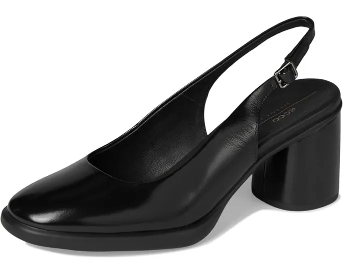 Туфли ECCO Sculpted 55 Luxe на шлейке с каблуком и кожаной стелькой