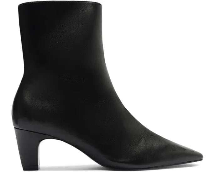 Ботильоны Dellia от Schutz с квадратным носком и молнией сбоку