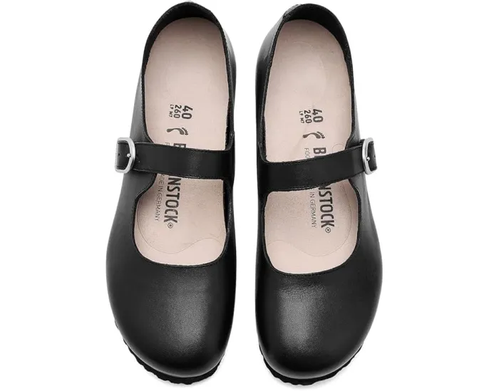 Туфли Birkenstock Santa Clarita в стиле Mary Jane с анатомической стелькой и круглым носком