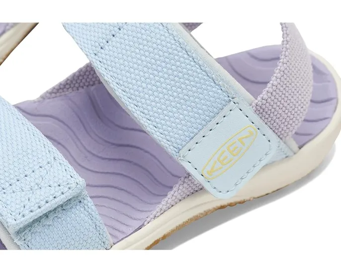 Детские сандалии KEEN Elle Backstrap с застежкой на липучке из переработанного полиэстера