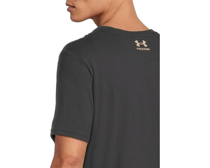 Under Armour Freedom Flag Printed T-Shirt с принтом флага