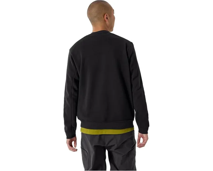 Толстовка Emblem Fleece Crew из органического хлопка с логотипом Arc'teryx